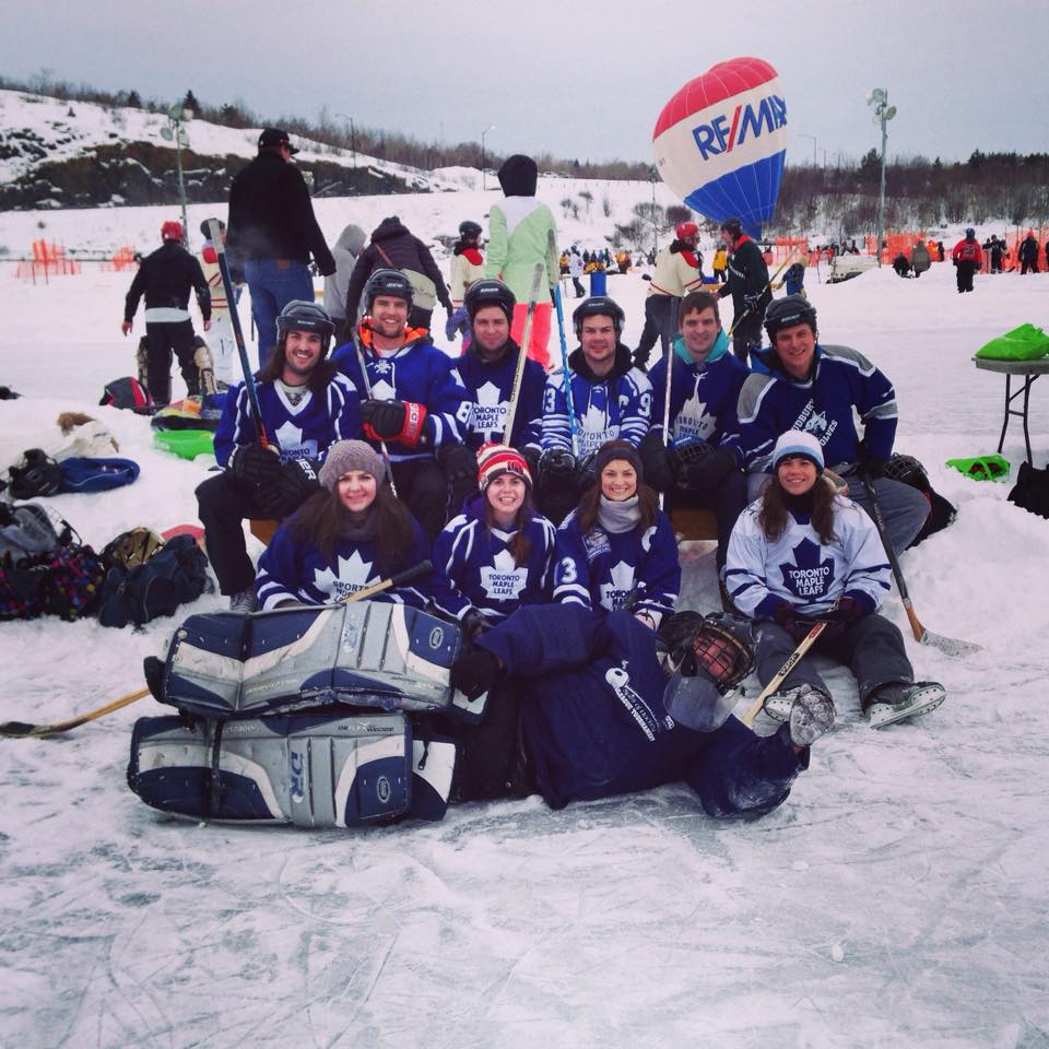 Pond Hockey Festival on the Rock