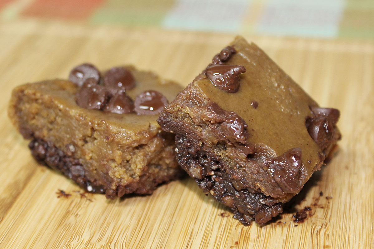 Chocolate Pumpkin Squares