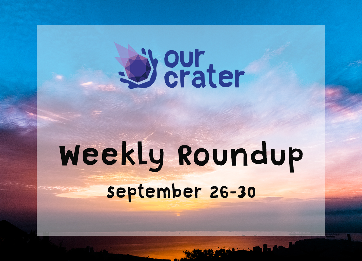 Weekly Roundup: September 26-30