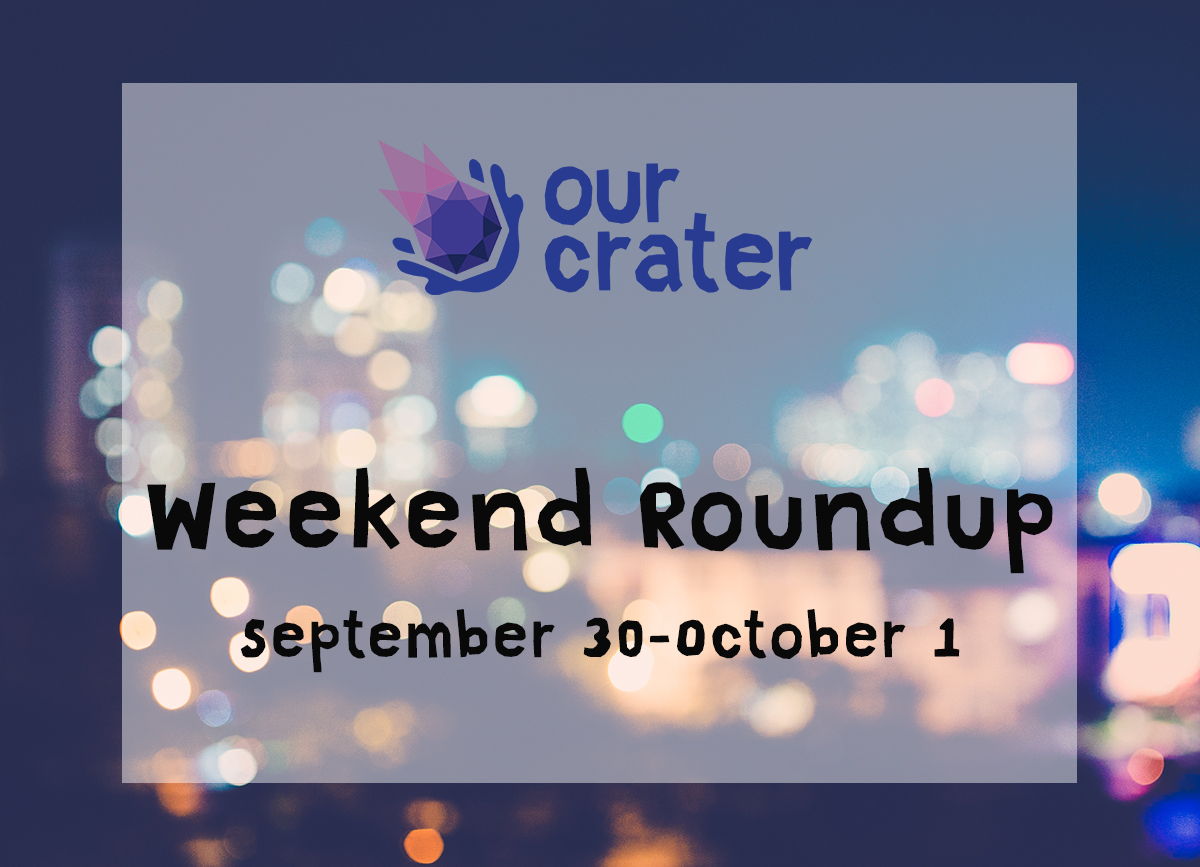 Weekend Roundup: September 30 - October 2