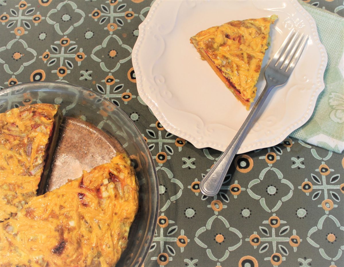 SWEET POTATO BEET FRITTATA