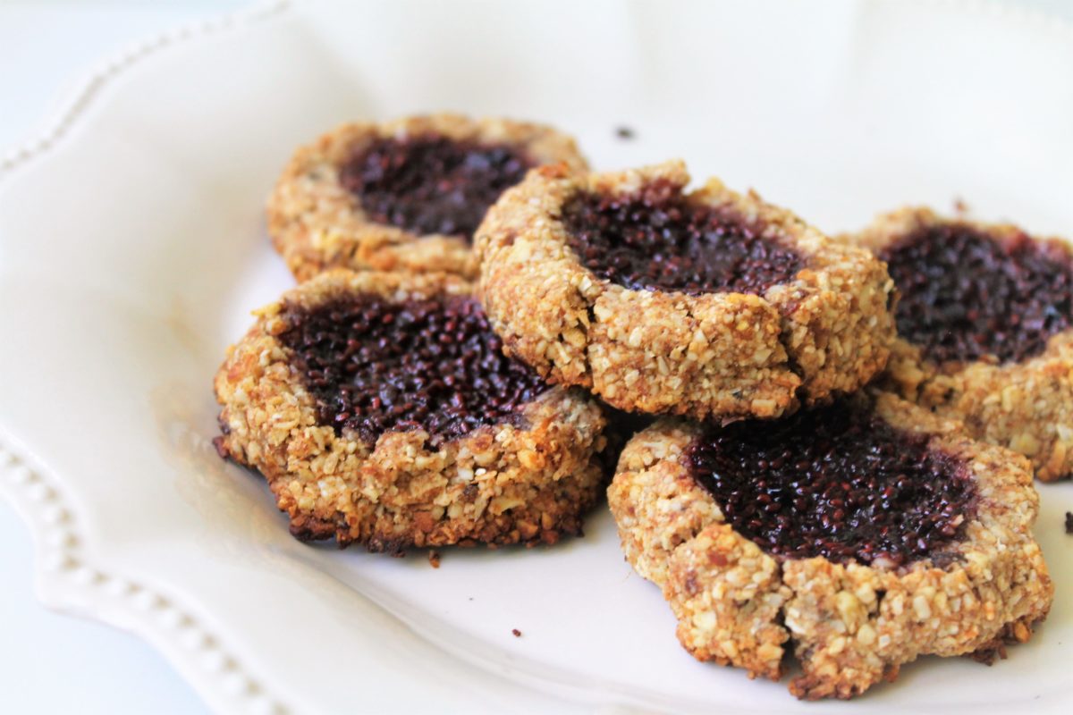 ALMOND COCONUT THUMB COOKIES