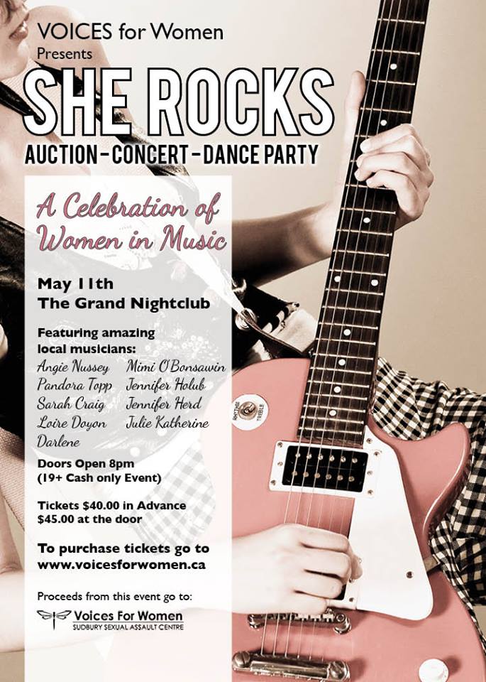 SUPPORT VOICES FOR WOMEN AT SHE ROCKS