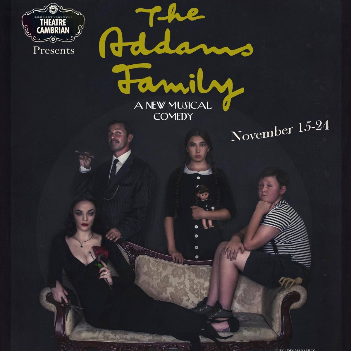 THE ADDAMS FAMILY IS SERVING UP SPOOKS