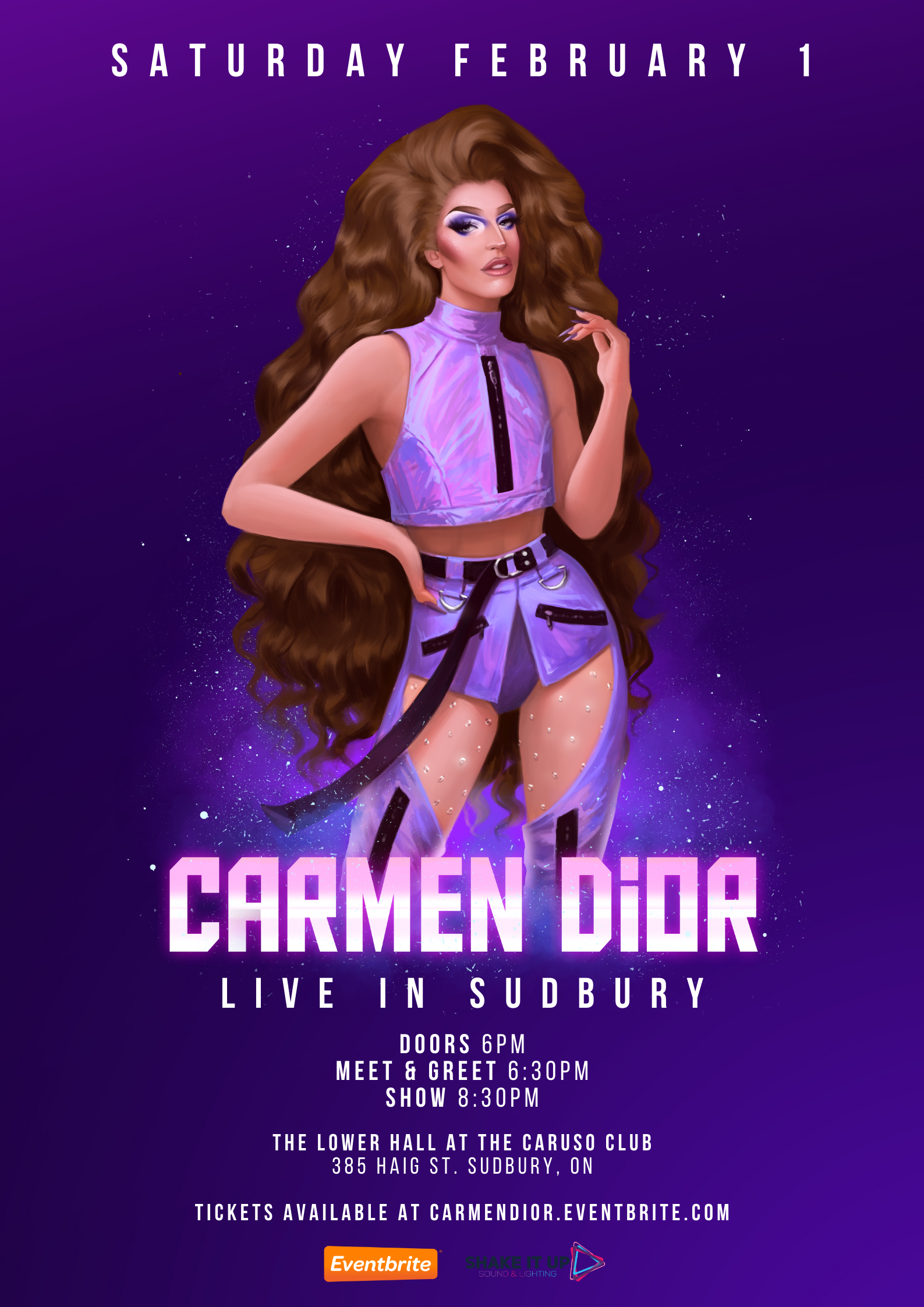 CARMEN DIOR LIVE IN SUDBURY